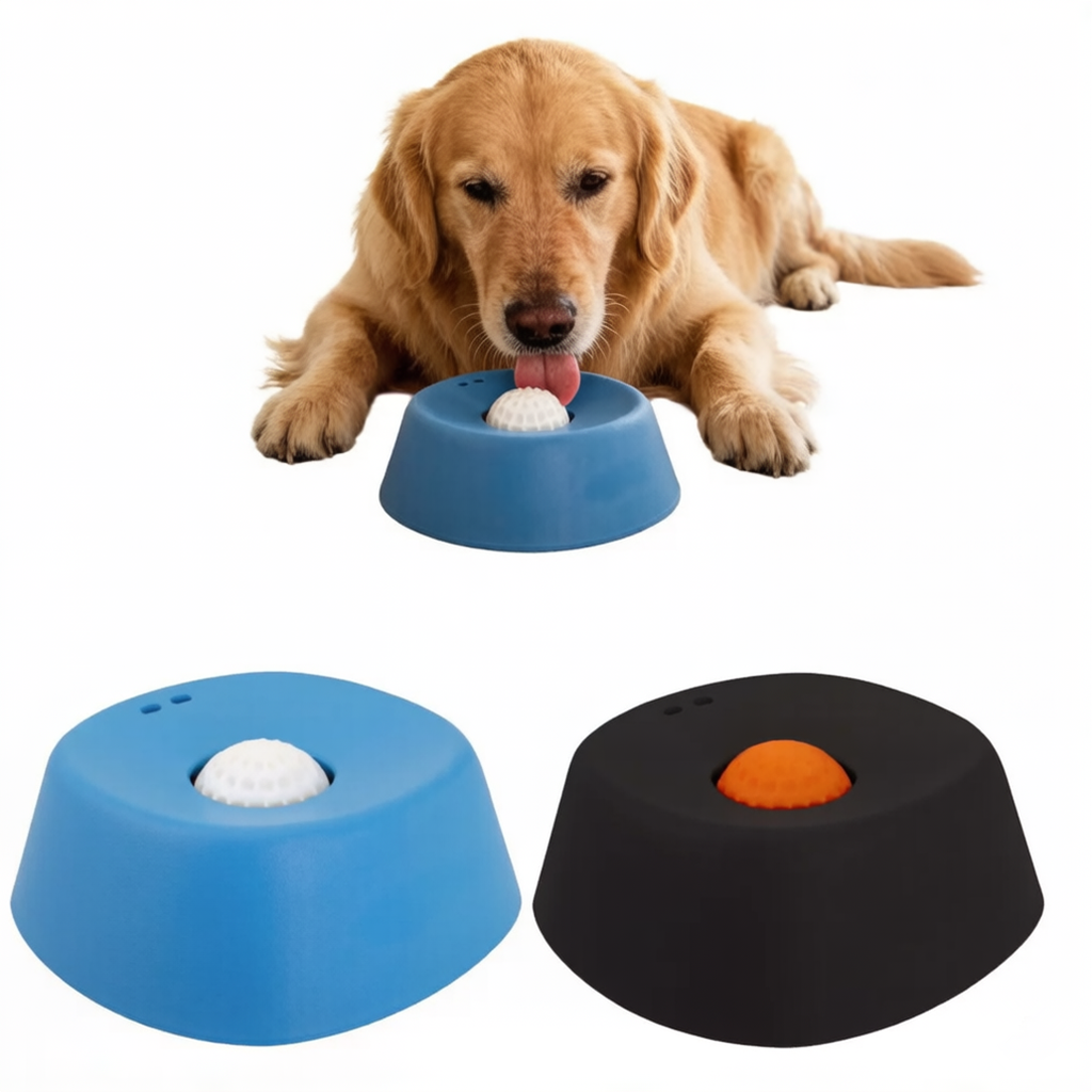 Liquid Lick Bowl with Rolling Ball