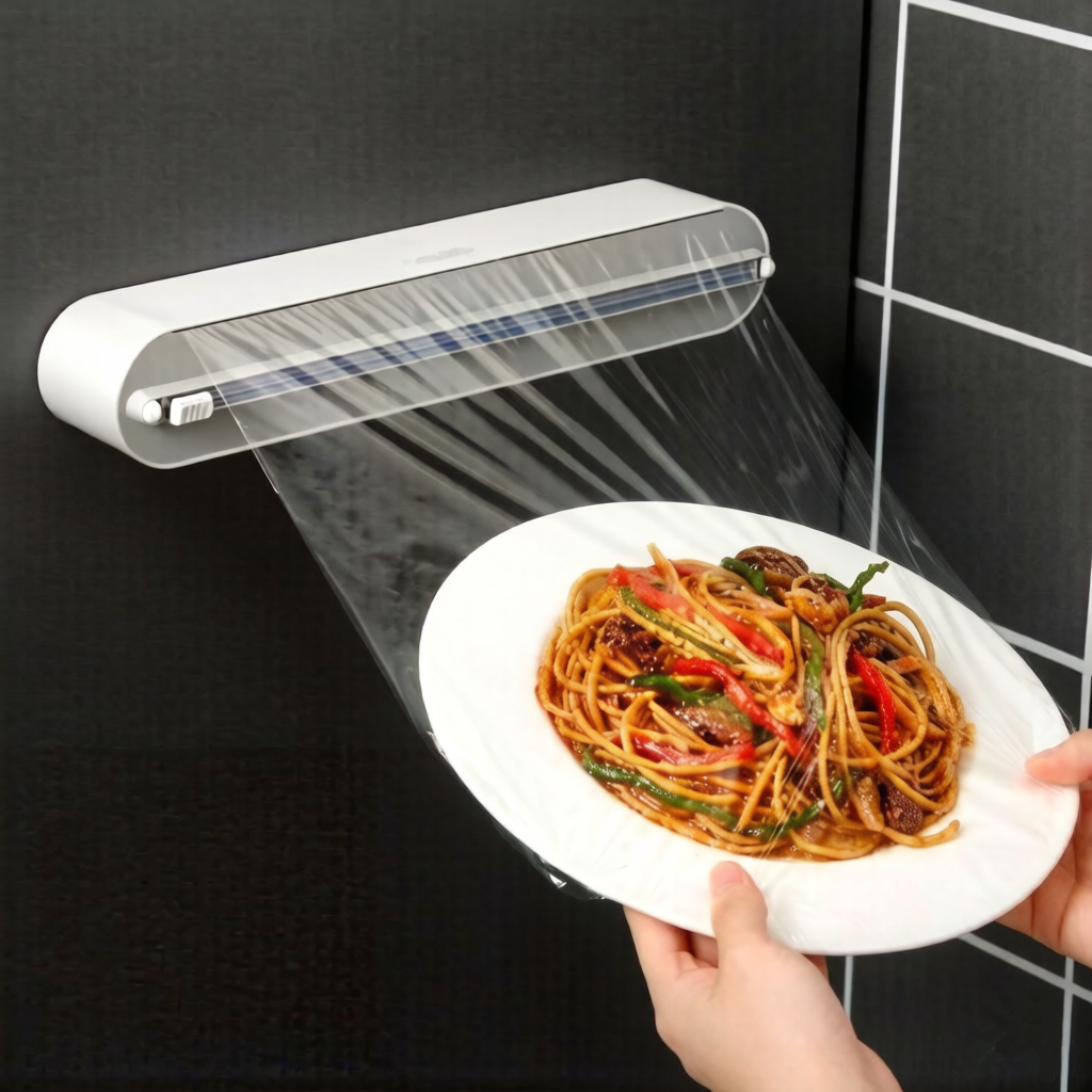 Plastic Wrap with Slide Cutter